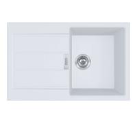 Franke Sirius 2.0 - Évier en Tectonique S2D 611-78, 78x50 cm, blanc 143.0613.581