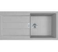 Franke Sirius 2.0 - Évier en tectonite S2D 611-100, 100x50 cm, gris 143.0651.011