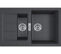 Franke Sirius 2.0 évier tectonite 78x50 cm gris/graphite/onyx 143.0618.687