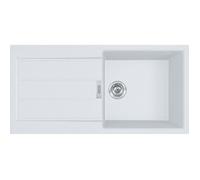 Franke Sirius 2.0 - Évier en Tectonique S2D 611-100, 100x50 cm, blanc 143.0613.639