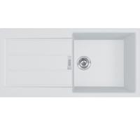 Franke Sirius 2 S2D611-100 Tectonite Blanc Artic (Moucheté)