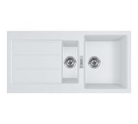 Franke Sirius 2 S2D651 Tectonite Blanc Artic (Moucheté)