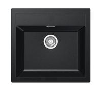 Franke Sirius évier tectonite 56x53 cm gris/graphite/onyx 114.0205.049