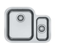 Franke Smart - Évier SRX 160/2, 58x45 cm, inox 122.0736.139