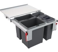 Franke Garbo poubelle 38 l acier-gris 121.0200.680