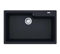 Franke Urban - Évier en fragranit UBG 610-78, 78x50 cm, noir mat 114.0700.092