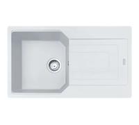 Franke Urban - Évier en fragranit UBG 611-86, 86x50 cm, blanc arctique 114.0700.109