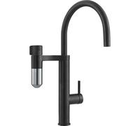 Franke - Vital Tap mitigeur d’évier avec filtration d’eau intégrée, noir mat/inox 120.0621.312