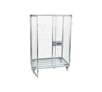 FRANKEL kaiserkraft | Roll-conteneur en Acier Safe | Hauteur 1820 mm, verrouillable, argent acier