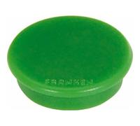 Franken Aimant rond HM20 02 – Ø 24 mm, force adhésive 0,3 kg – Lot de 10 vert