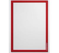Franken aR14012 aushangrahmen frame it pro cadre rigide gris format a4 épaisseur 1,82 mm (rouge)