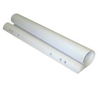 FRANKEN Bloc pour flipchart, 20 feuilles, quadrillé, 680 x 980 mm blanc, blanchi sans chlore, 80 g/qm, perforation universelle - 5 pièces (F2130)
