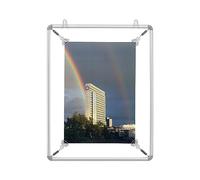 FRANKEN BS1102 Cadre de serrage A3 en aluminium pour affiches, affiches, affiches, publicités au bureau, à l'école ou à l'hôtel, suspension à clip, BS1102
