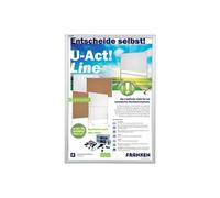 franken cadre porte-affiches security, ininflammable, a2 noir