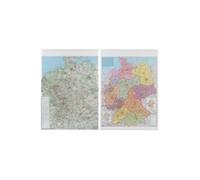 Franken KAM400 Kartentafel Deutschland, laminiert, beschreibbar, 97 x 137 cm