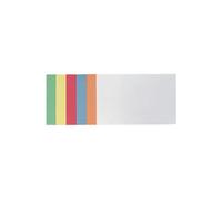 Franken MKS2399 Lot de 300 cartes autocollantes rectangulaires Couleurs assorties 249 x 200 mm