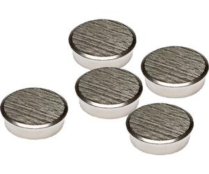FRANKEN Chrom-Haftmagnet, Haftkraft: 21.000 g, Durchm. 30 mm