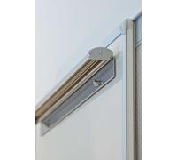 Franken FDKMAG Flipchartblockhalter für Magnettafel, magnethaftend, 70 x 5,5 cm, grau