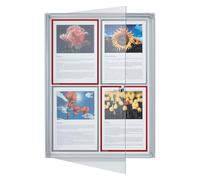 Vitrine d'affichage X-tra!Line, 4 x format A4