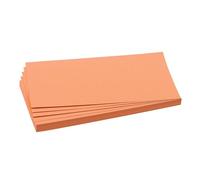 Franken GmbH UMZ 1020 05 Lot de 500 cartes de présentation rectangulaires Orange 205 x 95 mm