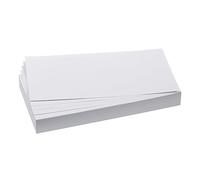 Franken GmbH UMZ 1020 09 Lot de 500 cartes de présentation rectangulaires Blanc 9,5 x 20,5 cm