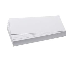 Franken GmbH UMZ 1020 09 Lot de 500 cartes de présentation rectangulaires Blanc 9,5 x 20,5 cm