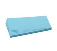 Franken GmbH UMZ 1020 Lot de 500 cartes de présentation rectangulaires Bleu clair 9,5 x 20,5 cm