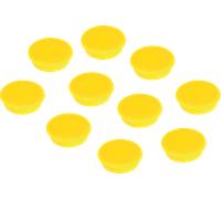 Aimant de fixation, force adhésive: 0,8 kg, jaune