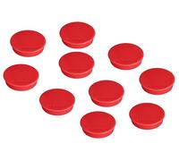 Franken HMS36 01 Aimant puissant 38 mm Charge max 2500 g (Rouge) Lot de 10