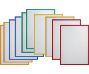 FRANKEN ITH3M/10 99 FRANKEN Pochette magnétique / porte-documents, DIN A3, assortis