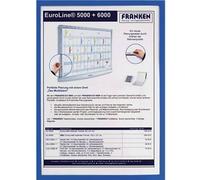 FRANKEN Frame It ITSA4M 03 X-tra!Line Porte-documents magnétique Bleu Format A4