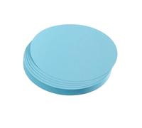 Franken Kreise UMZ 10 04 Lot de 500 cartes de présentation circulaires Bleu clair Diamètre 9,5 cm 130 g/m²