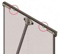 Franken Lot de 2 supports pour bloc EL-FC