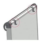 Porte-bloc pour chevalet de conférence FC41 : FC81