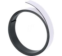 FRANKEN M80209 - Bande magnétique, 100 cm x 10 mm, blanc