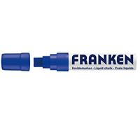 Franken Marqueur craie GmbH ZKM1503 (système de valve, pointe biseautée 5-15 mm), 1 pièce, bleu