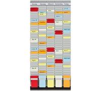 Franken Organiseur de bureau avec cartes en T et en-têtes en allemand 35 pièces 31,5 x 78 cm - PV-SET2