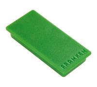 Franken Paquet De 10 Aimants Rectangulaire 50 X 23 Mm Vert