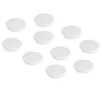FRANKEN Paquet de 10 Aimants Ronds diam 24 mm Blanc