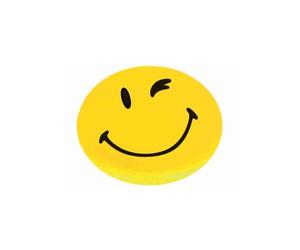 Franken Paquet De 6 Happy Aimant "Smiley" Rond 30 Mm Puissant Jaune