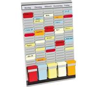 Franken Organiseur de bureau PV-SET1 – 20 cartes en T 31,5 x 49 cm noir