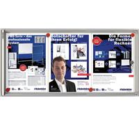 Vitrine d'affichage X-tra!Line, 3 x format A4