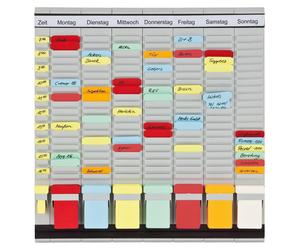 Franken T-Kartentafel 47.3x49cm OfficePlaner 7 Module 20 Schlitzen (PV1020)