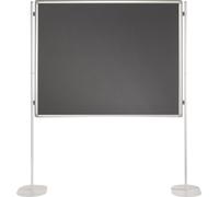FRANKEN Tableau combiné PRO (L)1.200 x (H)1.800 mm blanc/gris expédition par transporteur