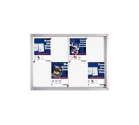 FRANKEN Vitrine d'affichage PRO pour 8x DIN A4 paroi arrière en métal