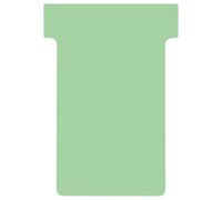 Franken TK101 Lot de 100 fiches T Rouge 17 mm pour porte carte 27 mm Vert clair