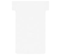 Fiches T, taille 2 / 48 x 84 mm, blanc