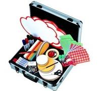 Franken umk valise de cartes 37 x 48 x 16 cm (argenté) moderationskoffer profi G