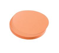FRANKEN UMZ 10 05 Lot de 500 cartes de présentation en forme de cercle Orange 95 mm