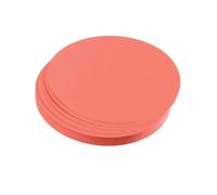 FRANKEN UMZ 10 07 Lot de 500 cartes de présentation en forme de cercle Rouge 95 mm